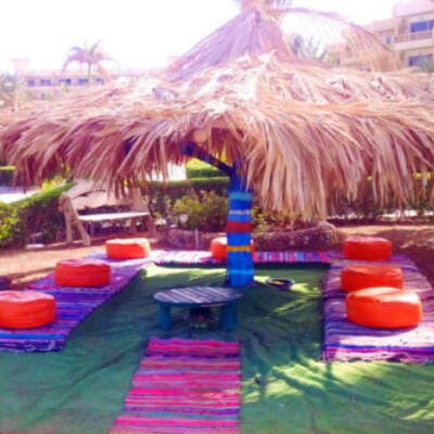 Red Sea kitesurfing lagoon in Hurghada